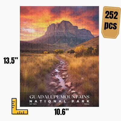 Guadalupe Mountains National Park Jigsaw Puzzle, Family Game, Holiday Gift | S10 - image3